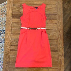Coral Tommy Hilfiger Shift Dress